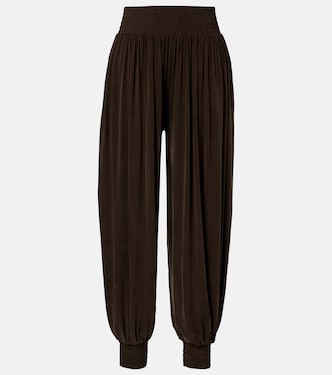 Shirred jersey balloon pants | Balmain