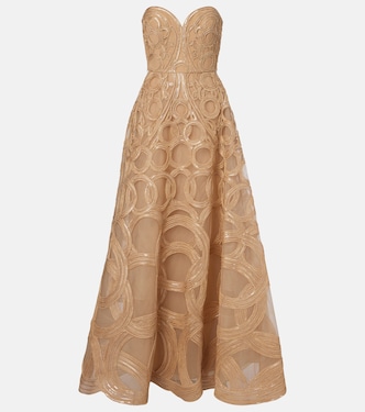 Verzierte Robe aus Tüll | Elie Saab
