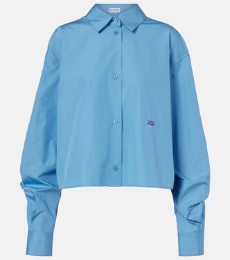 Anagram embroidered cotton shirt | Loewe