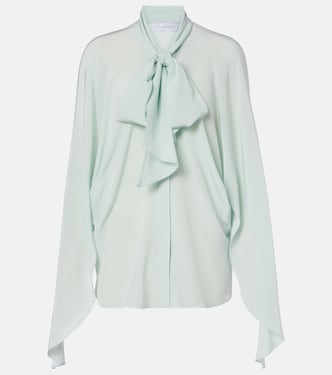 Tie-neck silk blouse | Stella McCartney