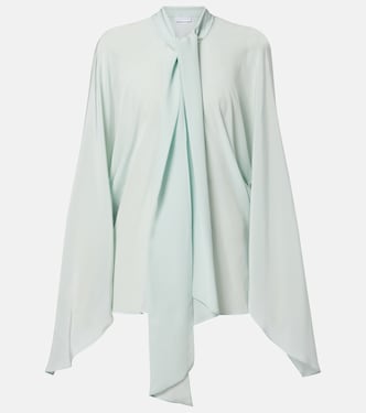 Tie-neck silk blouse | Stella McCartney