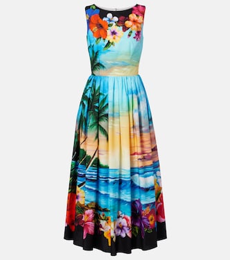 Midikleid aus Baumwolle | Dolce&Gabbana