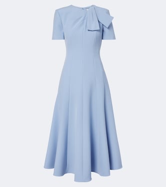 Abito da cocktail in crêpe con fiocco | Roland Mouret