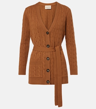 Cardigan en cachemire torsadé | Valentino