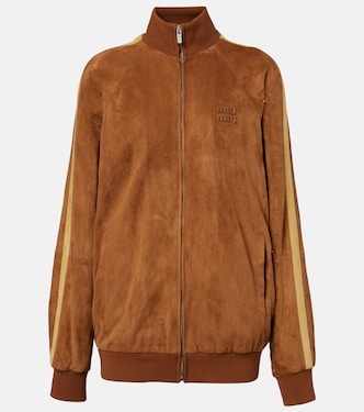 Oversized suede jacket | Miu Miu