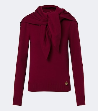 Layered cashmere sweater | Oscar de la Renta