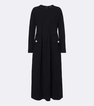 Midikleid aus einem Woll- und Baumwollgemisch | 'S Max Mara