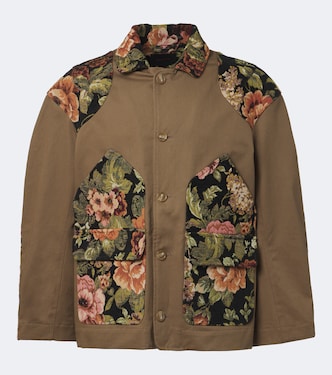Floral patchwork cotton jacket | Simone Rocha