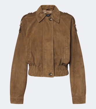 Suede blouson jacket | 7 For All Mankind