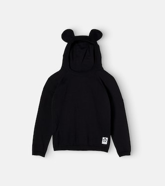 Sweat-shirt à capuche en coton mélangé | Mini Rodini