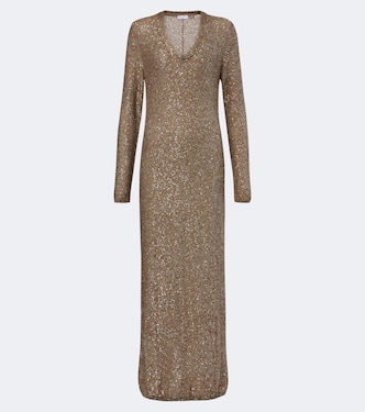 Sequined maxi dress | Brunello Cucinelli