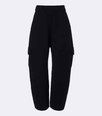 Azaria cashmere barrel-leg pants | Lisa Yang