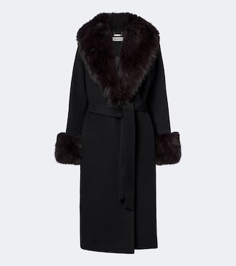Kinsley wool-blend wrap coat | Simkhai