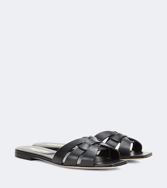 Tribute Nu Pieds 05 leather sandals | Saint Laurent