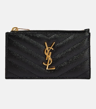 Monogram zipped leather wallet | Saint Laurent
