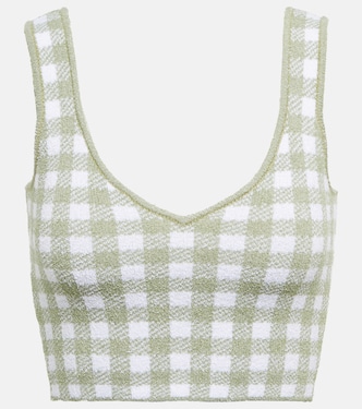 Kariertes Cropped-Top Argia | Altuzarra