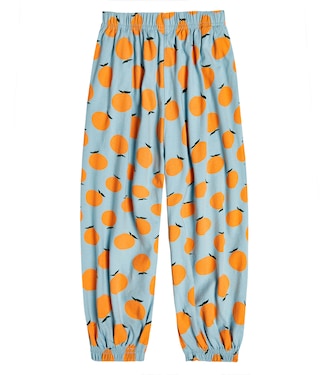 Orange cotton pants | Jellymallow