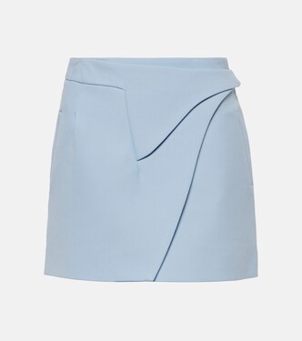 Falda envolvente de lana virgen | Wardrobe.NYC