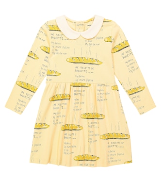 Printed cotton jersey dress | Mini Rodini