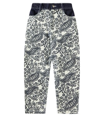 Jaipur paisley cotton straight pants | The New Society