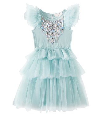 Glittering Glaciers embellished tulle dress | Tutu Du Monde