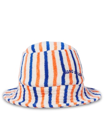 Baby striped cotton terry bucket hat | Bobo Choses