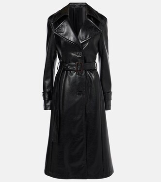 Trench-coat en cuir synthétique | Acne Studios