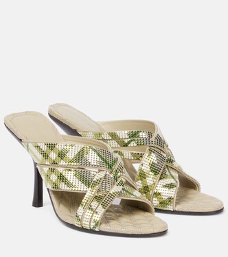 Cabana 90 Burberry Check mules | Burberry