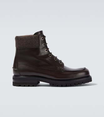 Padstow leather lace-up boots | Church's