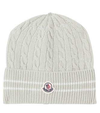 Logo virgin wool beanie | Moncler Enfant