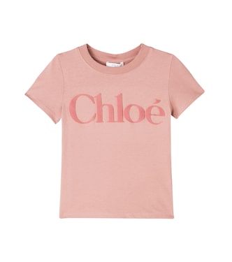Logo cotton jersey T-shirt | Chloé Kids