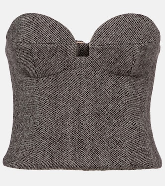 Wool-blend corset | Magda Butrym