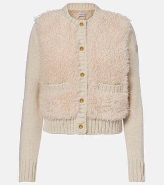 Cardigan en laine et peluche | Moncler