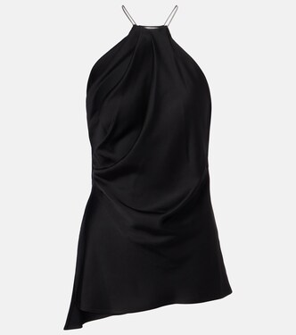 Draped satin top | Victoria Beckham