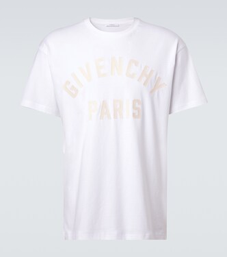 Embroidered logo cotton jersey T-shirt | Givenchy