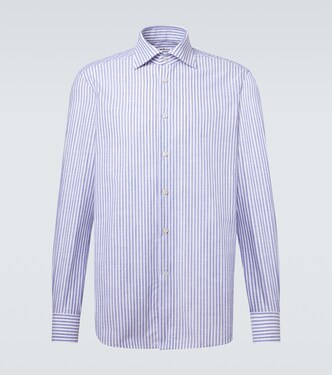 Striped cotton shirt  | Kiton