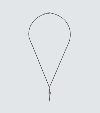 Collar Thunder de oro blanco de 18 ct (750/1000) con diamantes | Ileana Makri