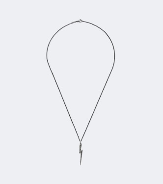 Collier Thunder en or blanc 18 ct (750/1000) avec diamants | Ileana Makri