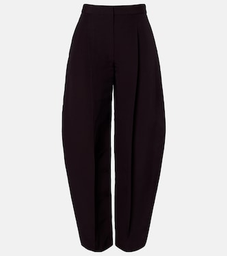 Poplin barrel-leg pants | Alaïa