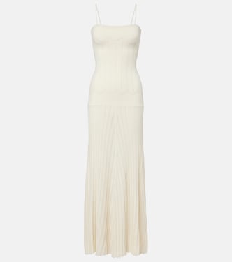 Irene pointelle cotton-blend maxi dress | Faithfull