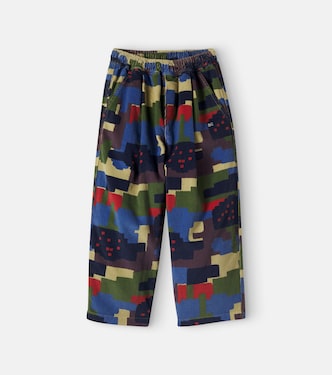 Printed cotton corduroy pants | Bobo Choses