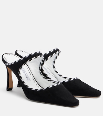 Pura suede mules | Manolo Blahnik
