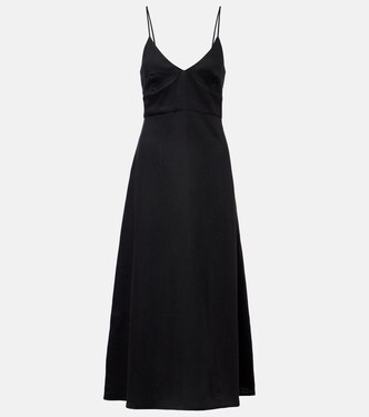 Midikleid Ida aus Leinen | Asceno