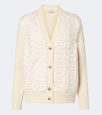 Daunenjacke mit Strick | Moncler