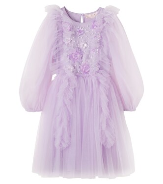 Verziertes Kleid Violet aus Tüll | Tutu Du Monde