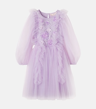 Vestido Violet de tul adornado | Tutu Du Monde