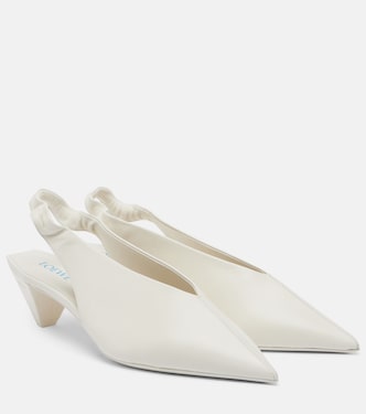 Slingback-Pumps Origami Cube aus Leder  | Loewe