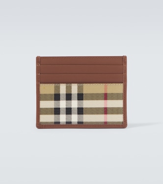 Burberry Check canvas card holder | Burberry
