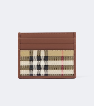 Burberry Check canvas card holder | Burberry