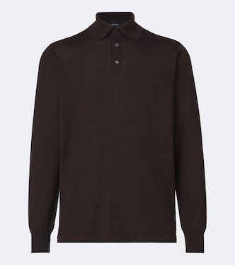Cashmere and silk polo sweater | Thom Sweeney